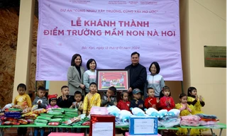 Cục Truyền thông CAND 'chắp cánh ước mơ’ cho học sinh vùng sâu