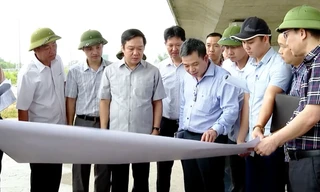 Chủ tịch tỉnh Ninh Bình kiểm tra công tác GPMB dự án cao tốc Ninh Bình - Hải Phòng