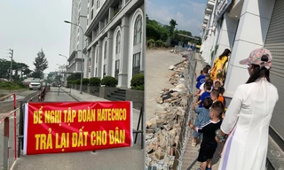 Cư dân Hateco Apollo Xuân Phương thấp thỏm vì đường PCCC bị ‘phong toả’ 