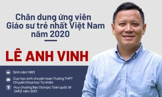 Cựu học sinh chuyên toán trở thành ứng viên giáo sư trẻ nhất Việt Nam năm 2020