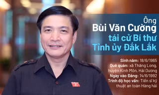 Chân dung Bí thư Tỉnh ủy Đắk Lắk Bùi Văn Cường 