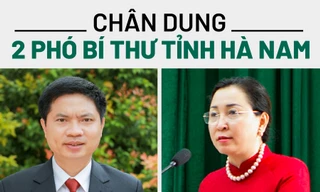 Chân dung hai phó bí thư Tỉnh ủy Hà Nam