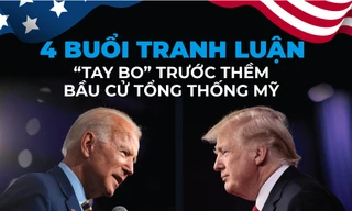 4 buổi tranh luận ‘tay bo’ trước thềm bầu cử Tổng thống Mỹ