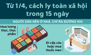 Việt Nam 'cách ly toàn xã hội' trong 15 ngày