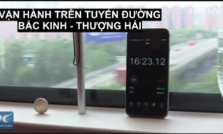 Có gì trên tàu siêu tốc 350km/h, đồng xu dựng đứng không đổ?