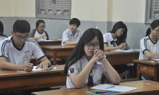 Chùm ảnh thí sinh căng thẳng trước giờ “G”