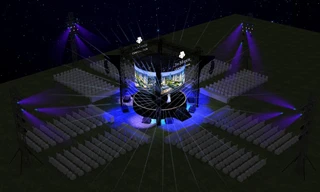 “The Symphony Of Love” được thể hiện độc đáo với sân khấu trung tâm, màn led hình vòng cung chân thực và sống động 