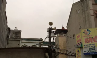 Hệ thống loa phường trên đường Võ Chí Công (Nghĩa Đô, Cầu Giấy)