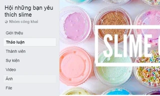 Các hội nhóm, diễn đàn về chất slime thu hút sự tham gia của nhiều thành viên.