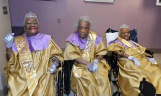 Từ trái sang: Lucille Watson, Carolyn Burton và Caroline Binns. Ảnh: NYP.