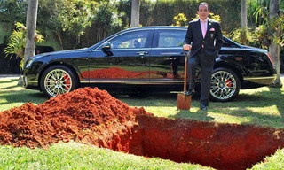 Đại gia chôn xe Bentley cùng khi chết