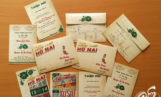 Thiệp cưới độc đáo lấy cảm hứng Sài Gòn những năm 50-60.