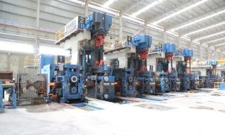 Dây chuyền sản xuất thép xây dựng của Hòa Phát