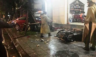 Hiện trường vụ tai nạn kinh hoàng