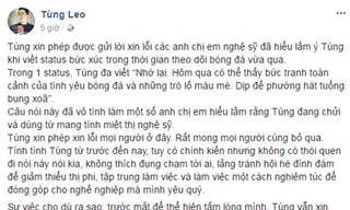 MC Tùng Leo xin lỗi phát ngôn về đêm gala U23 VN khiến Mr Đàm bức xúc