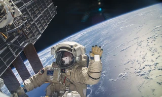 Một phi hành gia trên Trạm Vũ trụ Quốc tế ISS - ảnh: NASA