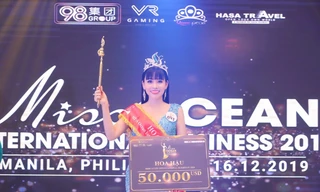 Tài năng và bản lĩnh- Tân hoa hậu Phạm Bích Thủy nhận được nhiều lời khen ngợi trong đêm chung kết.