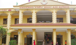 Trường Tiểu học An Đồng, nơi xảy ra vụ việc. Ảnh: Song Linh.