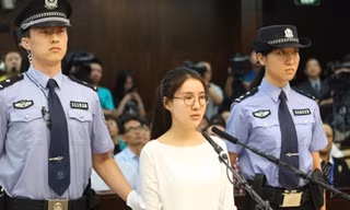 Quách Mỹ Mỹ tại phiên tòa.