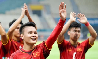 Từ vòng 1/8, giá quảng cáo có đội tuyển Việt Nam cao nhất là 150 triệu đồng cho 30 giây. Ảnh: Việt Hùng.