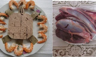 Món giò ngựa được khách hàng đặt khá nhiều vì có vị thơm lạ, dễ ăn.