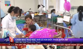 Ngạt khí CO vì đốt than sưởi ấm