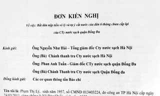 Sống giữa Thủ đô, hai cụ già 7 tháng không có nước