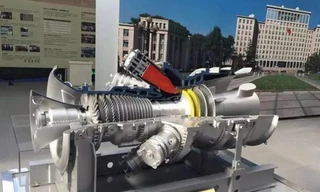 Động cơ CGT-60F dự kiến dùng trên tàu sân bay Type-002. Ảnh: Weibo.