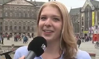 Nữ sinh Sabine trước khi thực hiện thử thách 