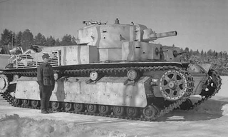 T-28 Liên Xô trong cuộc chiến với Phần Lan. Ảnh: Worldwar2headquarters.