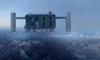 Hệ thống IceCube - nơi những hạt ma quỷ lần đầu được nắm bắt - ảnh do nhóm nghiên cứu và quản ký IceCube cung cấp