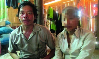 Ông Dinh và con gái 14 tuổi bị Đậu “bắt”