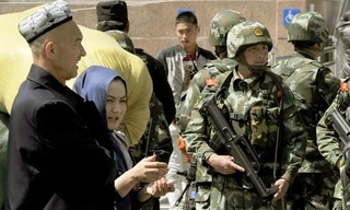Trung Quốc siết chặt an ninh sau các vụ khủng bố ở Tân Cương (Nguồn: Kyodo/TTXVN)