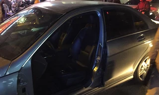 Hiện trường xảy ra vụ tai nạn giao thông. Ảnh N.N