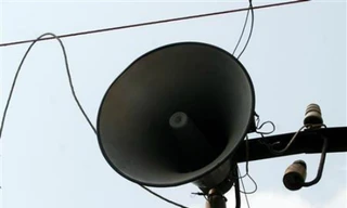 Loa phường ở Hà Nội. Ảnh: Reuters