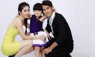 Con gái của hai vợ chồng Thảo Trang - Phan Thanh Bình được 5 tuổi.