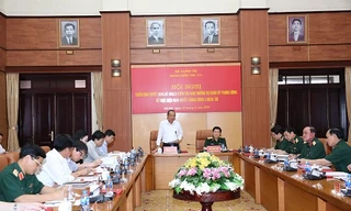 Phó Thủ tướng Trương Hòa Bình phát biểu tại cuộc làm việc - Ảnh: VGP/Lê Sơn