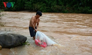 Hình ảnh được phóng viên VOV trực tiếp chụp vào sáng ngày 4/9 tại bản Huổi Hạ