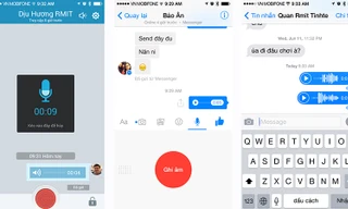 Công nghệ xử lý giọng nói tiếp tục thay đổi phương thức giao tiếp. Các OTT như Zalo, Facebook, imessage đã sớm bổ sung tính năng ghi âm và gửi tin nhắn thoại. Ảnh: Tinh Tế.