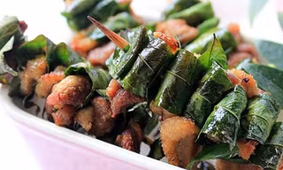 Những món ăn dậy mùi chuẩn vị nhờ lá móc mật