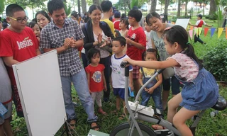 Tết Thiếu nhi sớm qua các trò chơi dân gian vui nhộn