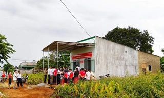 Căn nhà rộng 40m2 trị giá 72 triệu đồng do Tập đoàn TNG Holdings Việt Nam và Maritime Bank tài trợ toàn bộ