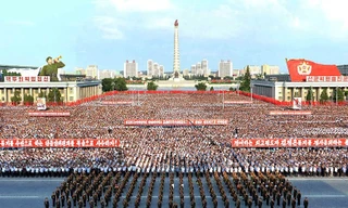 'Biển người' Triều Tiên thách thức lời đe dọa của Mỹ