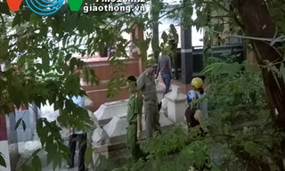 Khu mộ nơi phát hiện xác nạn nhân 