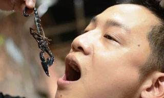 Một thí sinh tham gia cuộc thi.