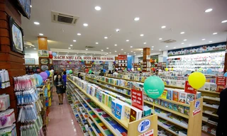 Bốc thăm may mắn tại Nhà sách Tiền Phong Thái Nguyên 