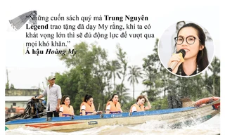 Câu nói ấn tượng của người đẹp Việt khi tặng sách tại Đồng bằng Sông Cửu Long