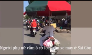 Những kiểu độ xe máy chống nắng nóng chỉ có ở Việt Nam