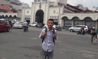 Em Quang Quốc Việt (xã biên giới Thông Thụ, huyện Quế Phong, Nghệ An) vào TPHCM để phúc tra sức khỏe