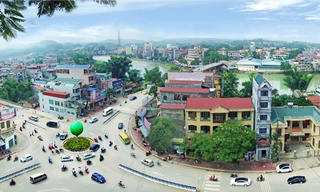 Toàn cảnh thành phố Cao Bằng. Tác giả: Chu Đức Hòa